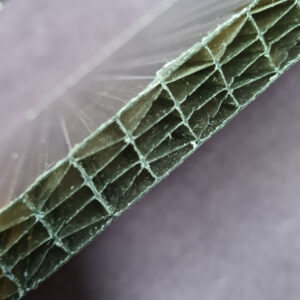 Сотовый поликарбонат 16 мм Ж-образный OSCAR бронза