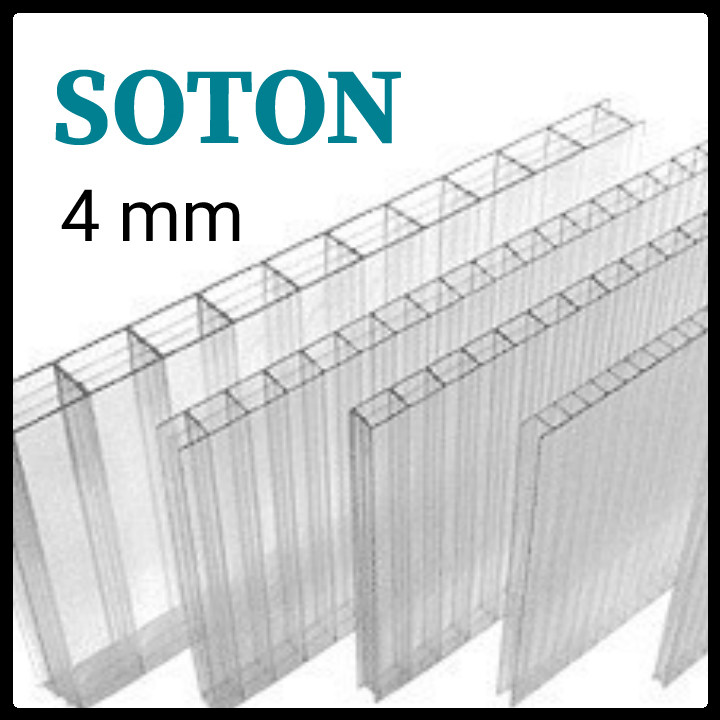 SOTON NANO — полікарбонат стільниковий 8 мм бронзовий лист (2,1 м х 6 м) — изображение 4