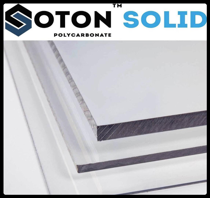 Монолітний полікарбонат - Soton SOLID 2 мм прозорий