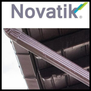 Труба водосток - Novatik Quadra 125/80/50 мм / 4 м