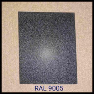 RAL 9005 — Рулонная сталь / U.S.Steel / Kosice / Словакия / 0,45 мм — (гладкий лист с полимерным покрытием)